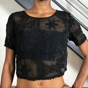 Sheer Lace Top